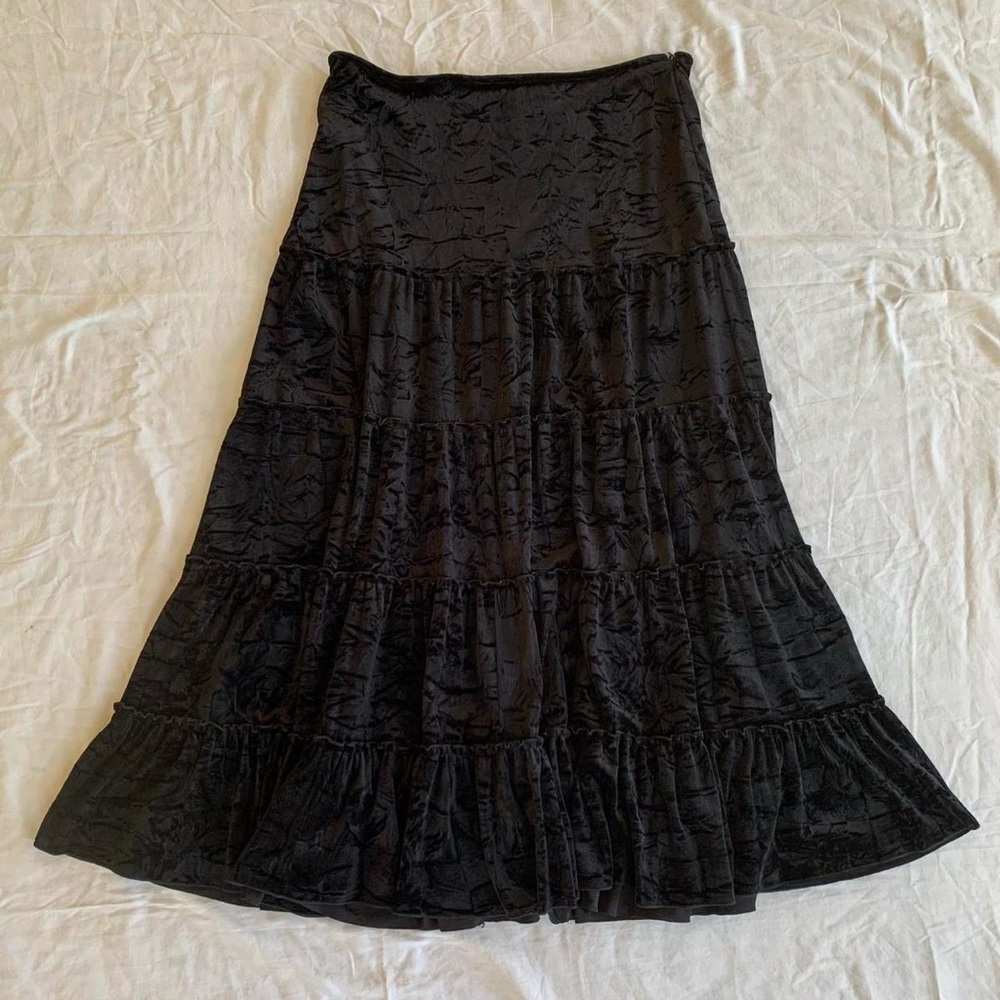 Elegant Black Maxi Skirt